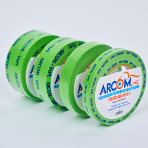Masking Tape Verde Automotriz de Alto Rendimiento – Resistencia a Horneo y Acabado Perfecto